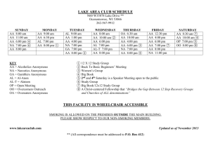 lake area club schedule