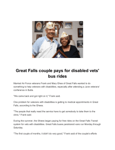 Great Falls couple pays for disabled vets