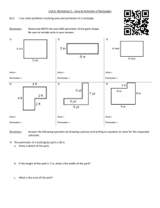 U6 WS5 A & P of Rectangles