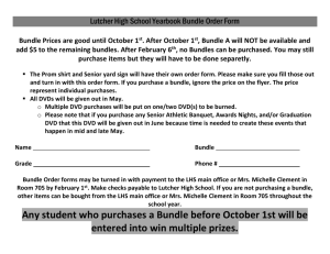 information about this years yearbook bundle!