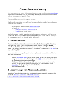 Cancer Immunotherapy-Maria