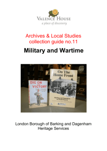 Local studies guide11 Military