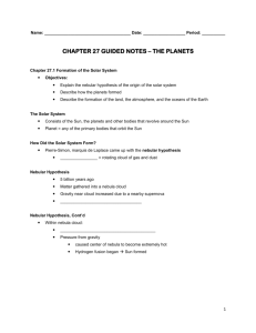 Guided Notes Ch. 27 Planets