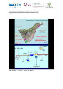 Water re-use system in Tenerife