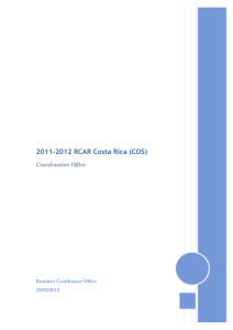 2011-2012 RCAR Costa Rica (COS)
