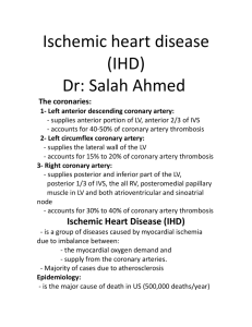 Ischemic Heart Disease (IHD)