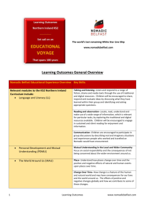 Learning Outcomes General Overview