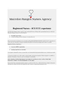 Registered Nurses – ICU/CCU experience