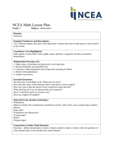 NCEA Math Lesson Plan Grade: 3 Subject: Mathematics Domain