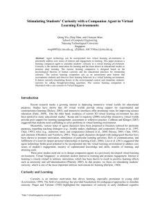 Design of the Curious Learning Companion