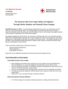 RED CROSS Winter Weather and Power Outage Feb 12 2014