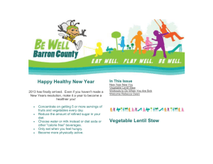 Be Well Barron County Newsletter