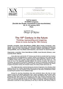 CFP VII Congress SERD - The British Society for Literature and