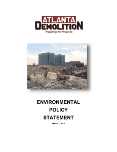 Atlanta-Demolition-Evironmental-Policy-Statement