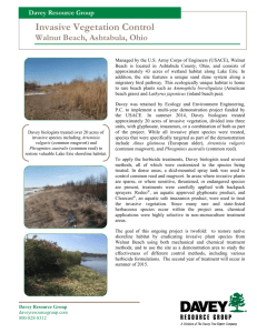 Davey Resource Group Invasive Vegetation Control Walnut Beach