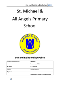 Sex and Relationship Policy - St Michael and All Angels Website