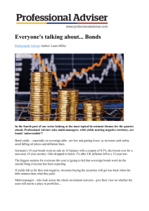 Everyone`s Talking About . Bonds
