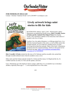 Holy Crocodile! Stories of Saints and the Animals Who Helped (DOC)