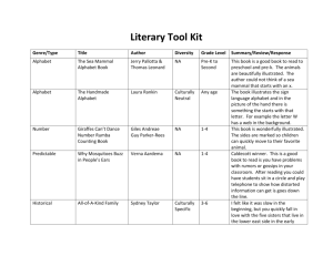 Literary Tool Kit