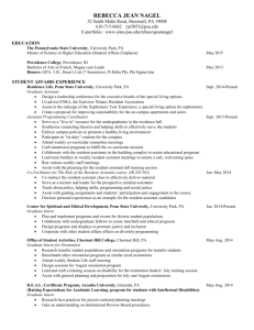 My Resume - Sites at Penn State