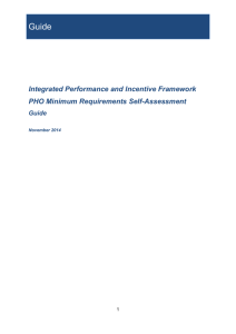 Integrated Performance and Incentive