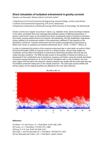 Direct simulation of turbulent entrainment in gravity currents