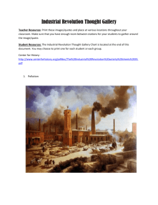 Thought Gallery: Effects of the Industrial Revolution