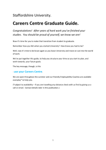 View a text only version of our Graduate Guide