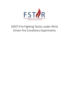 Fire Fighting Tactics under Wind Driven Conditions
