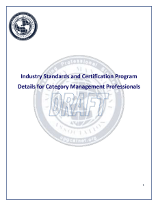 Learning Program Detailed Requirements Certified Professional