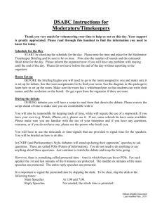 DSABC Instructions and Scripts for Moderators & Timekeepers