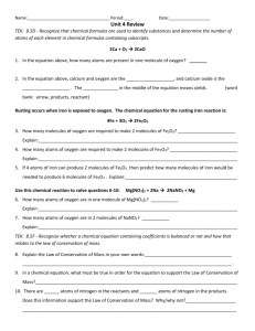Unit 4 Exam Review Handout