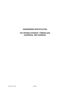 Specification - Fibergrate Composite Structures