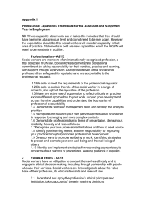 Appendix 1 Professional Capabilities Framework