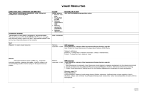 Visual Resources Policy Comparison