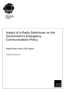 Government emergency communications policy