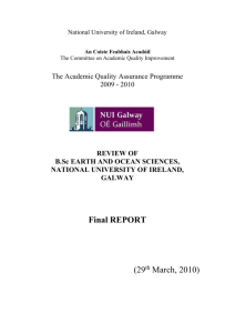 Review Report - National University of Ireland, Galway