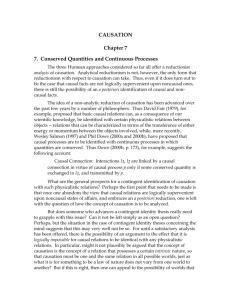 Chapter 7 - Conserved Quantities and Continuous Processes