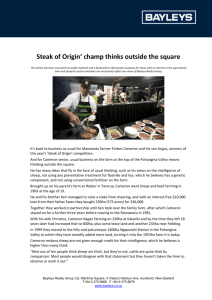 Steak of Origin` champ thinks outside the square