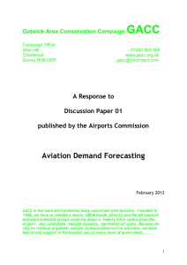 Dodgy forecasts - Gatwick Area Conservation Campaign