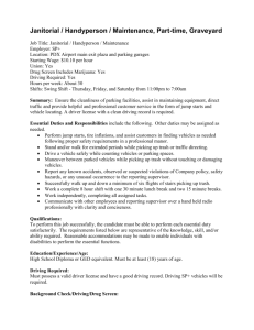 Janitorial/Handyperson/Maint., Part-time