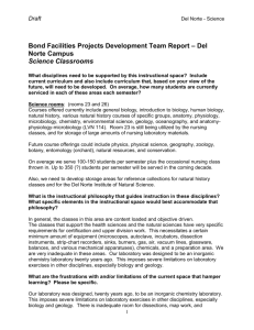 Bond Facilities Projects Development Team Report – Del Norte