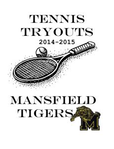Tryout Information Packet - Mansfield Independent School District
