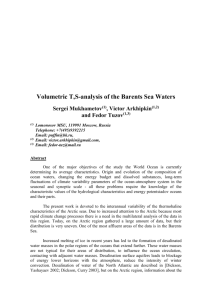 Volumetric T,S-analysis of the Barents Sea Waters Sergei