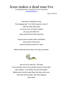 Free Bible Story number 12 from John in simple
