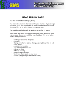 HEAD INJURY CARE
