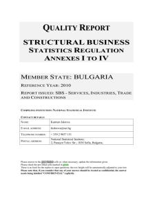 Structural Business Statistics - Services, industries, trade and