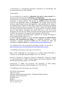1 Postdoctoral Researcher (Laboratory for Glycobiology and