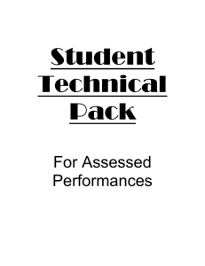 Technical Pack