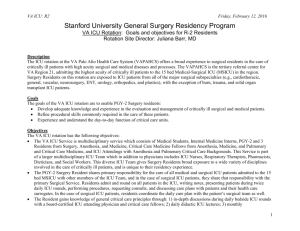 Stanford University Anesthesiology Residency Program